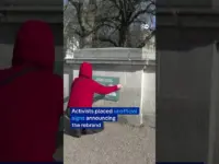 Palace Green Renamed by Activists Honoring Epstein Victim