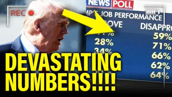 Polls Show Trump’s Approval Collapsing Amidst Crisis