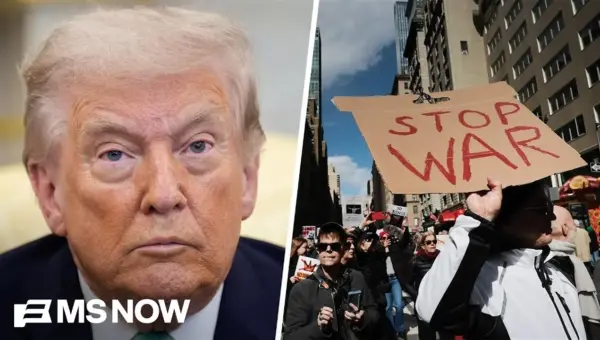Protesters Rally Nationwide Against Trump’s Iran War