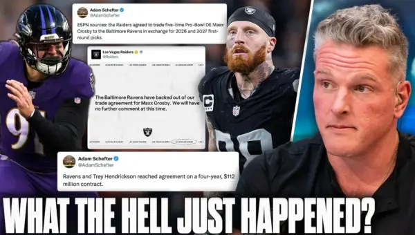 Ravens Void Max Crosby Trade Over Physical, Sign Hendrickson