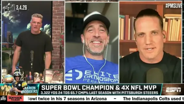 Rodgers Muted! Hawk’s Hilarious Tech Fail on McAfee Show