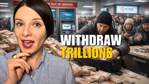 Russians Withdraw Trillions Amidst Banking Crisis