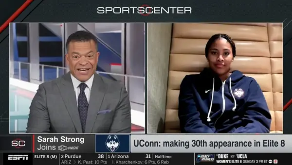 Sarah Strong Shines as UConn Eyes Elite 8 Rematch
