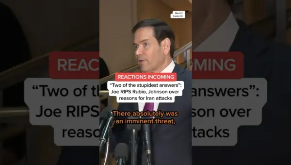 Scarborough Slams Rubio, Johnson on Iran Attack Justifications