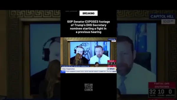 Senator Confronts Nominee’s Bizarre Fight Obsession