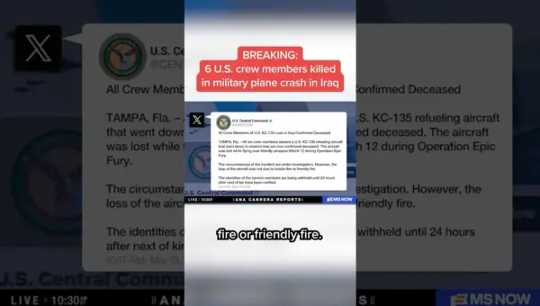 Six U.S. Service Members Die in Iraq Military Plane Crash