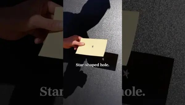 Sun’s Hidden Shape Revealed by Simple Shadow Trick