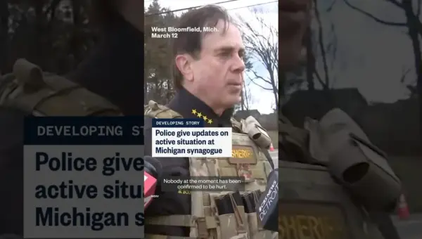 Suspect At Large After Michigan Synagogue Shooting, No Injuries Reported