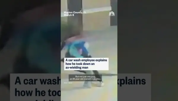 Teen Jiu-Jitsu Expert Thwarts Axe Attack at Car Wash