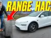 Tesla Model Y Gains Range With Spare Tire Swap