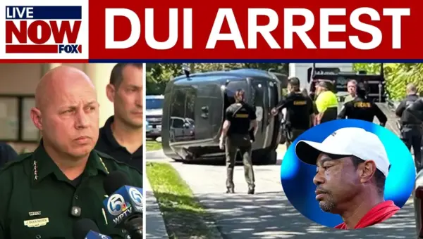 Tiger Woods Arrested for DUI After Florida Crash