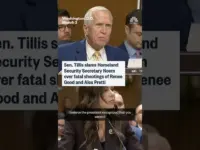 Tillis Blasts DHS Chief Over Fatal Shootings of Good and Pretti