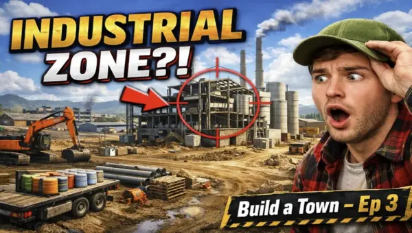 Town Builders Expand: Industrial Zone & Dairy Farm Rise!