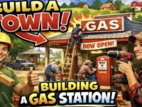 Town Expands: Gas Station, Homes, and Factory Arrive!