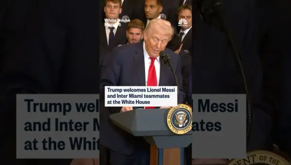 Trump Honors Messi, Inter Miami at White House Ceremony