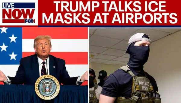 Trump Orders ICE Masks Off at Airports, Blames Democrats