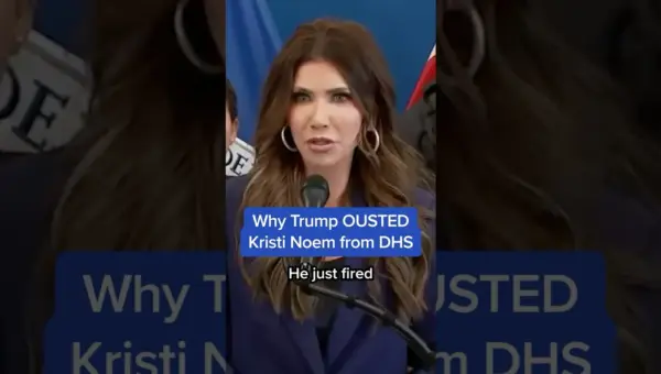Trump Ousts DHS Secretary Kristi Noem After Heated Congressional Hearing