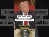 Trump Pivots to Football, Dismisses Reporter’s Iran Query