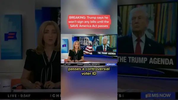 Trump Vows to Block Bills Until Border Security Act Passes