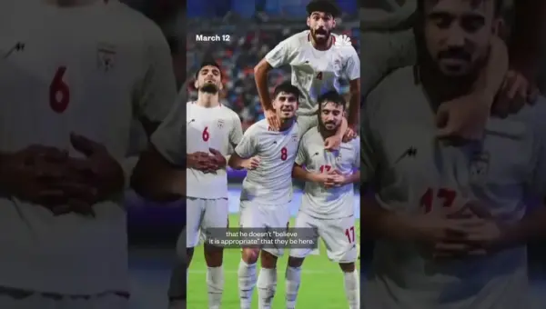 Trump Warns Iran Soccer Team: Stay Away for Safety