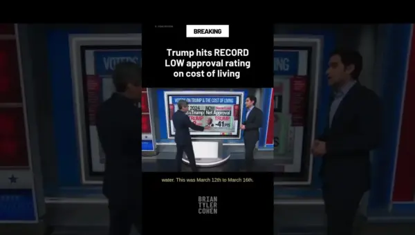Trump’s Cost of Living Approval Plummets to All-Time Low
