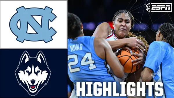 UConn Rolls Past UNC in Sweet 16 Thriller