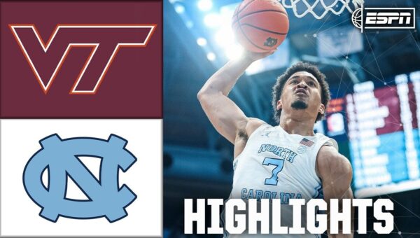 UNC Outlasts Virginia Tech in ACC Thriller