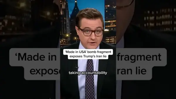 US Bomb Fragment Contradicts Trump’s Iran Blame