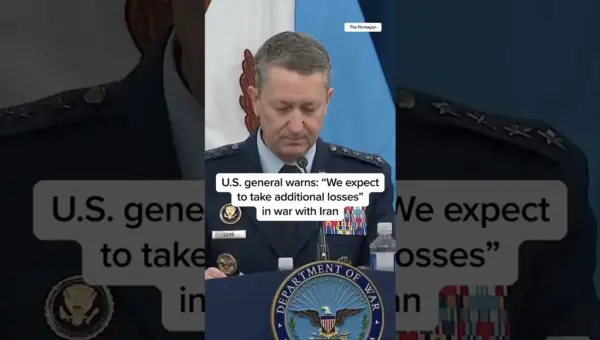 US General Warns of More Losses in Escalating Iran Conflict