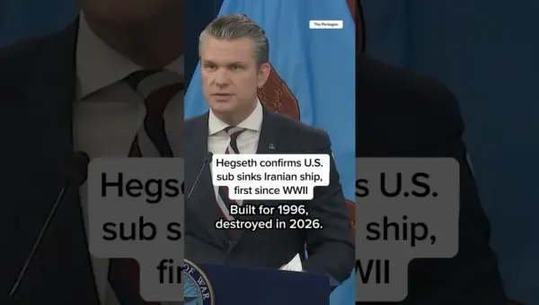 US Submarine Sinks Iranian Warship in Indian Ocean