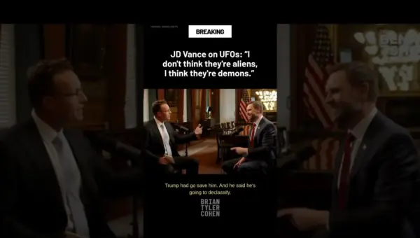 Vance Links UFOs to Demons, Not Aliens