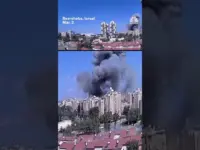 Video Captures Moment Iran Missile Strikes Israeli Building