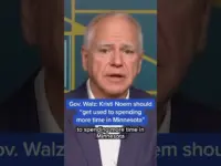 Walz Mocks Noem: ‘Get Used to Minnesota’ Amid Trump Fallout