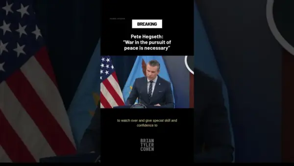 War’s Paradox: Hegseth Champions Peace Through Conflict