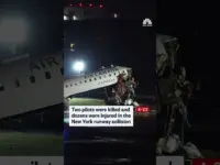 Air Canada Plane Collides With Vehicle at LaGuardia