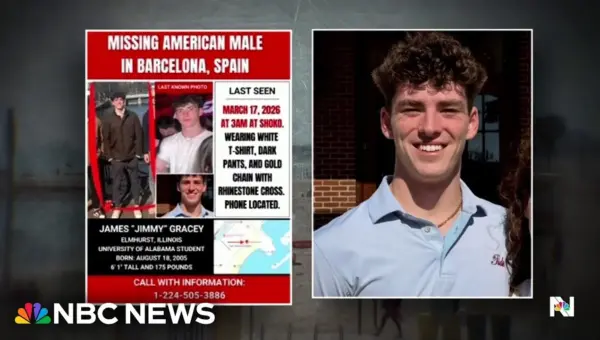 Alabama Student Vanishes During Spain Spring Break Trip