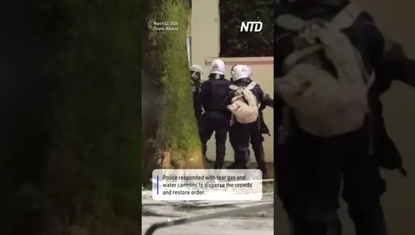 Albania Erupts: Protesters Battle Police in Tirana Chaos