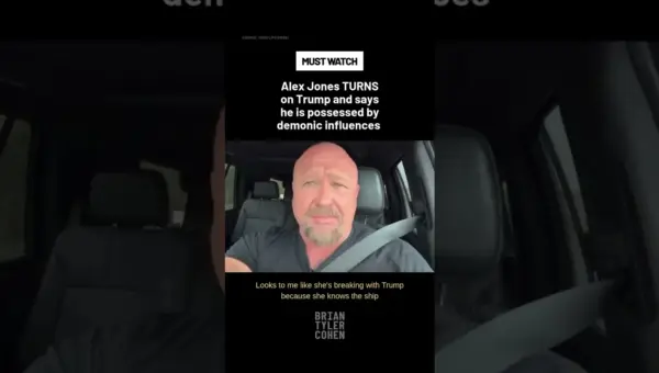 Alex Jones Accuses Trump of Demonic Possession