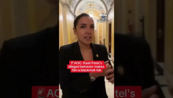 AOC: Kash Patel’s Behavior Is a Blackmail Risk