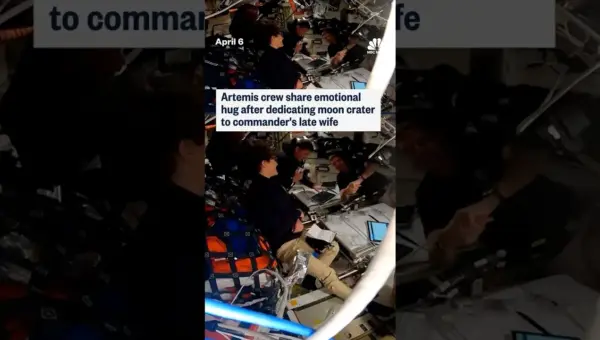 Artemis Astronauts Honor Fallen Astronaut’s Wife with Moon Crater Dedication