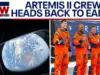 Artemis II Astronauts Near Earth After Historic Moon Flyby