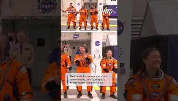 Artemis II Crew Steps Out for Historic Moon Mission