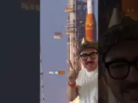 Artemis II Rocket Sheds Escape System at Liftoff