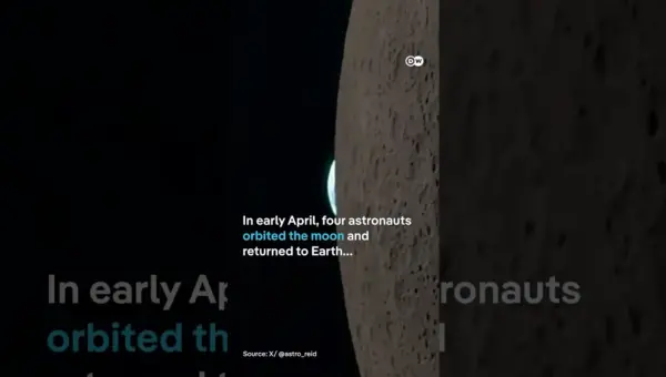 Astronaut Captures Stunning Earthset View from Moon Orbit