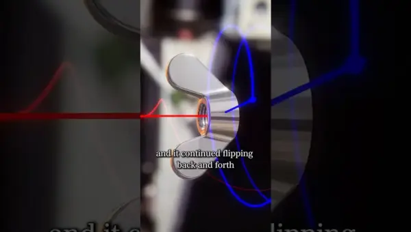Astronaut Spots Cosmic Flip: The Tennis Racket Mystery