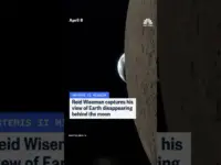 Astronaut’s Moon View Shows Earth Vanish