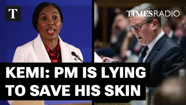 Badenoch Accuses Starmer of Lying to Save His Job