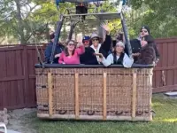 Balloon Crashes Backyard: 13 Strangers Land Unexpectedly