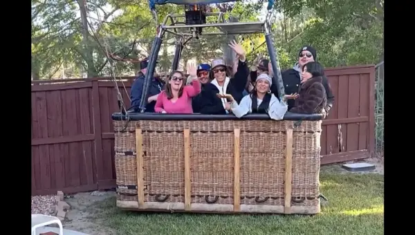 Balloon Crashes Backyard: 13 Strangers Land Unexpectedly