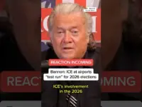 Bannon Suggests ICE Airport Checks Are Election ‘Test Run’